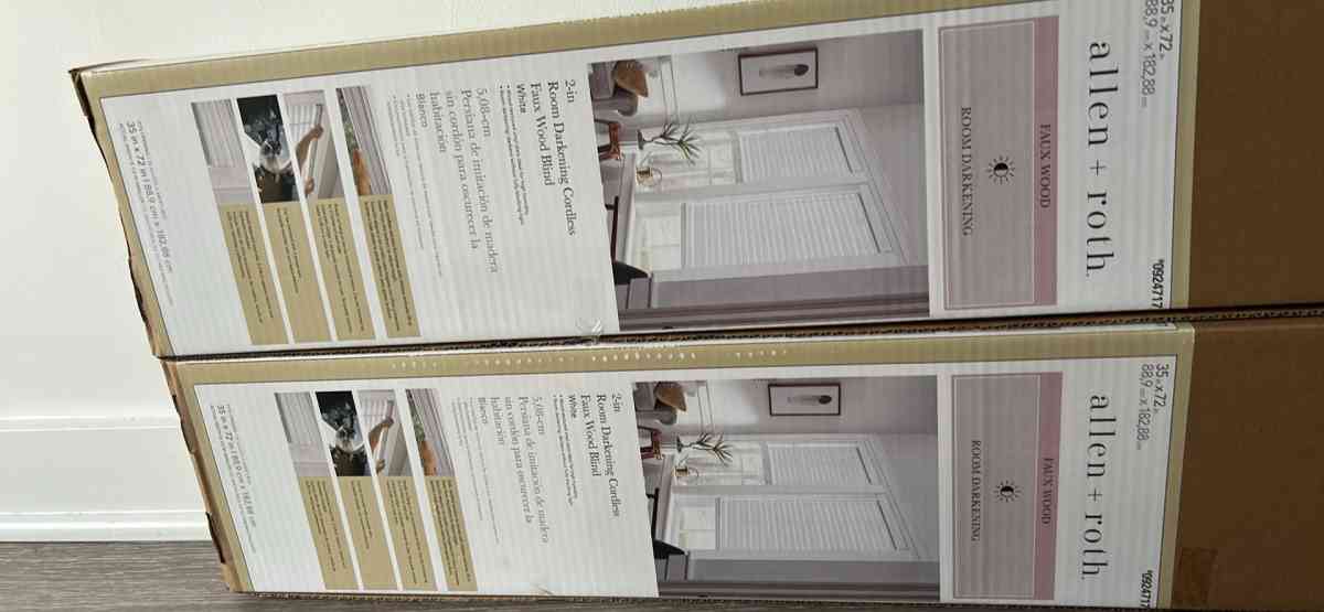 Allen Roth Room Darkening Blinds - Philadelphia, Pennsylvania - FleaMarketBay
