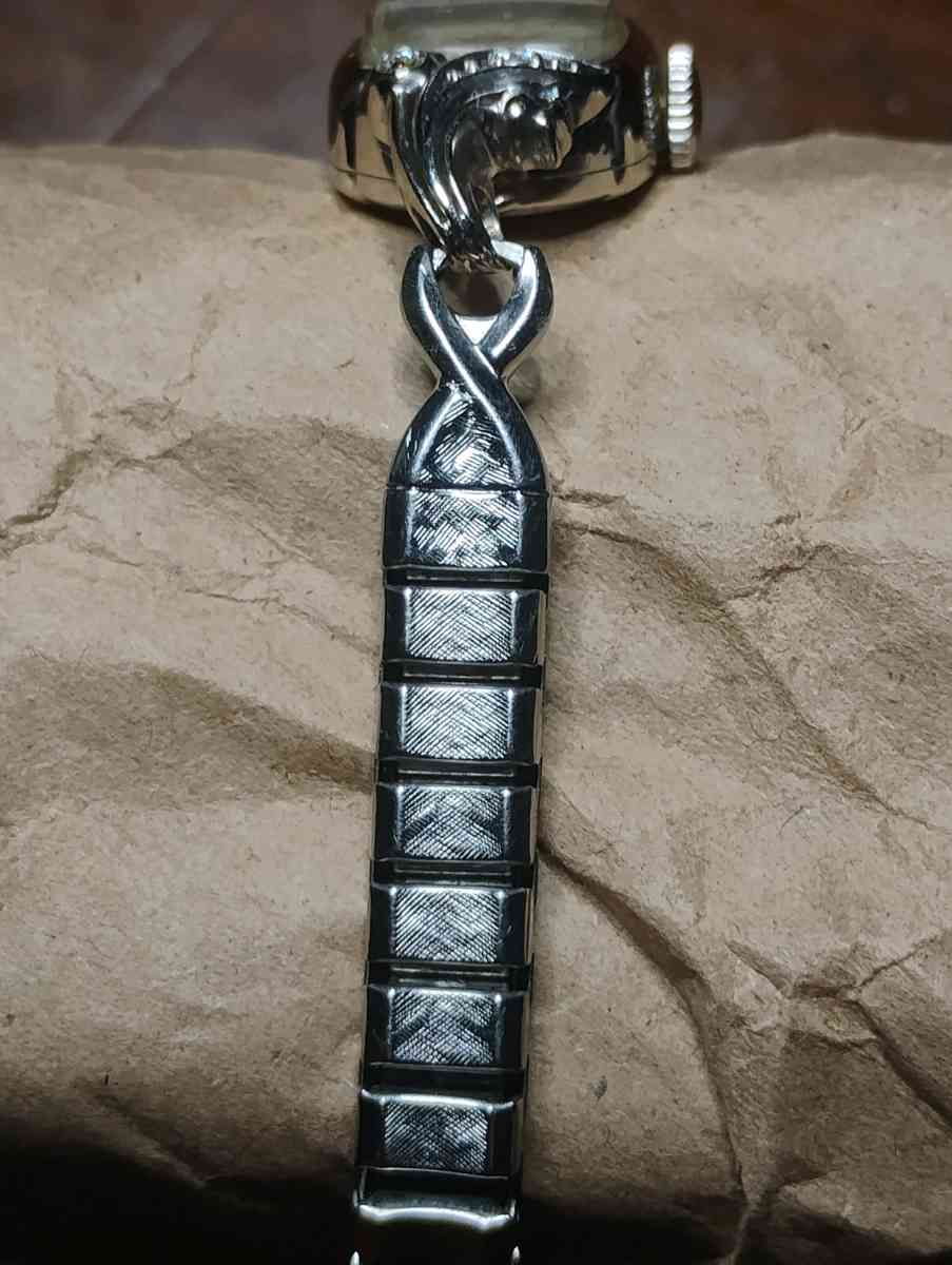 vintage Lady Elgin 14k White Gold Diamond Watch - Irving, Texas - FleaMarketBay