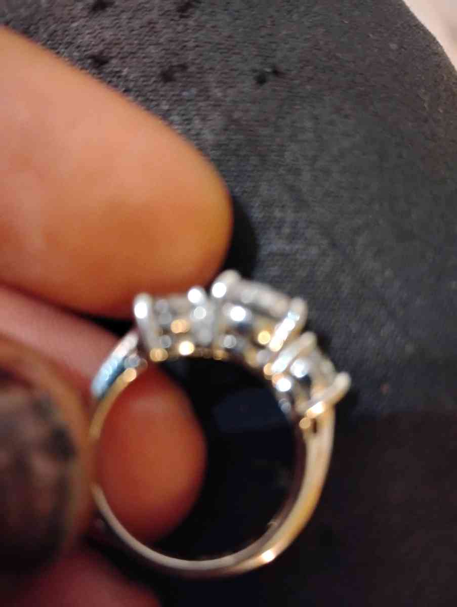 thre stones womens rings D 925 - Camden, Michigan - FleaMarketBay