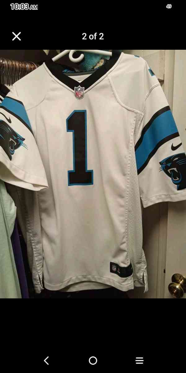 NFL Jersey Cam Newton Size LG - Harrisonburg, Virginia - FleaMarketBay