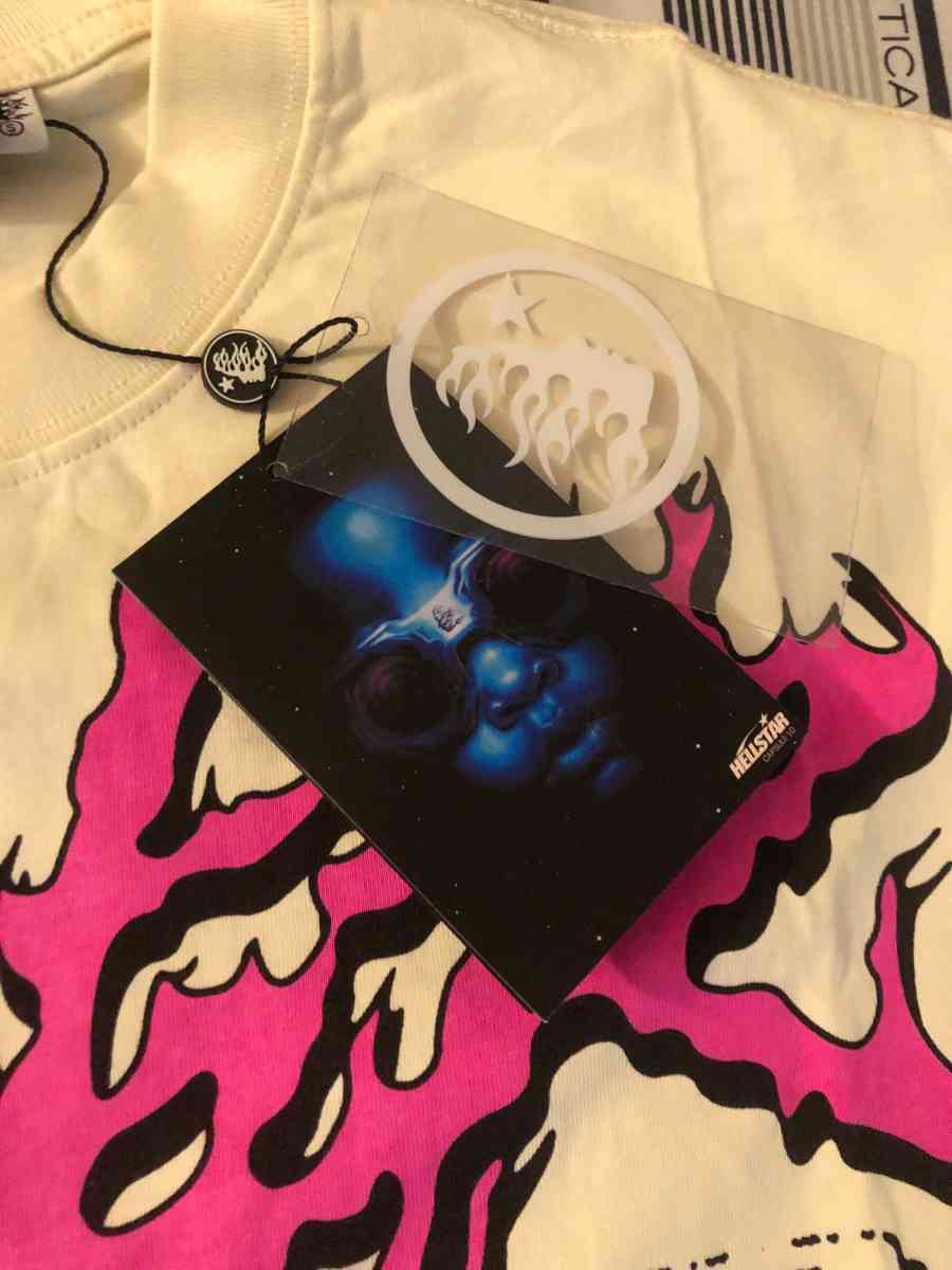 HELLSTAR STUDIOS SOUNDS LIKE HEAVEN TEE CREAM