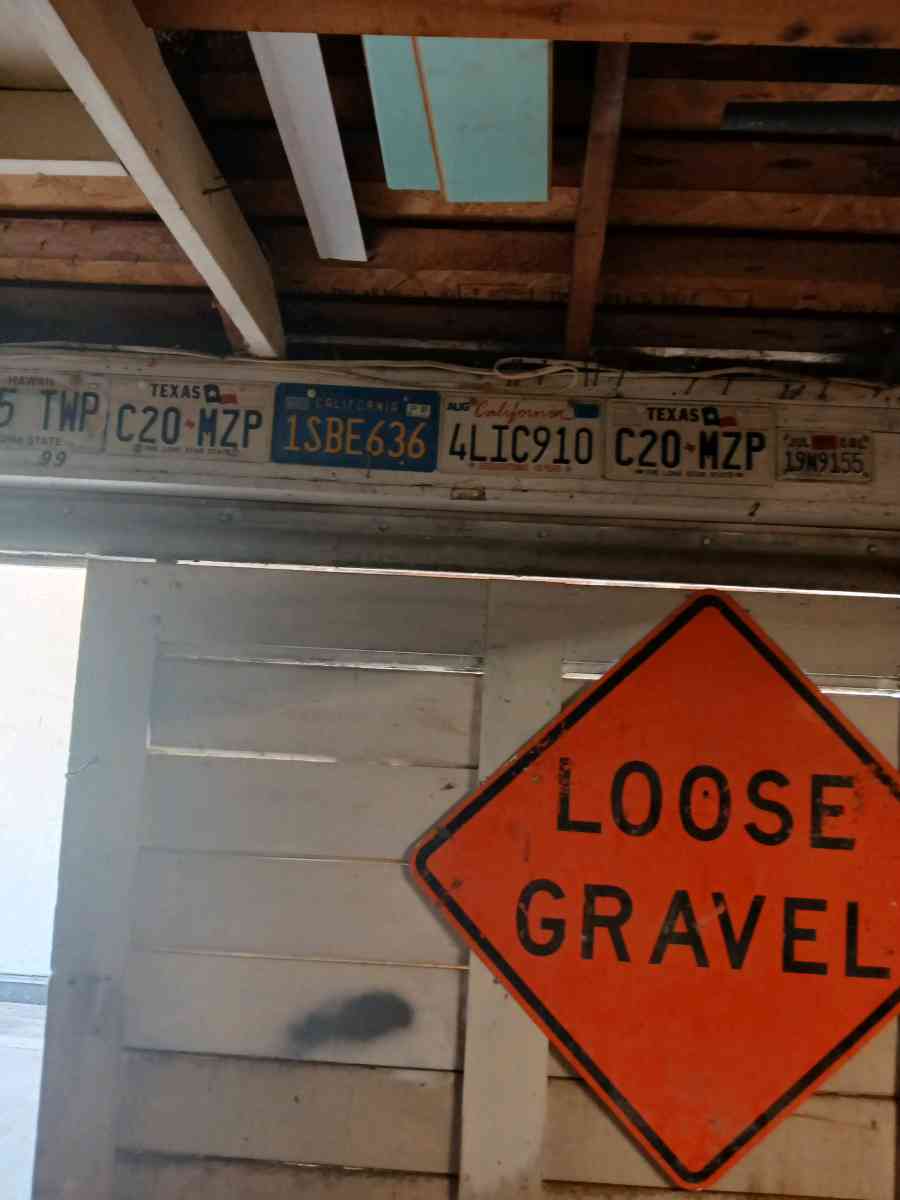 city signs and license plates