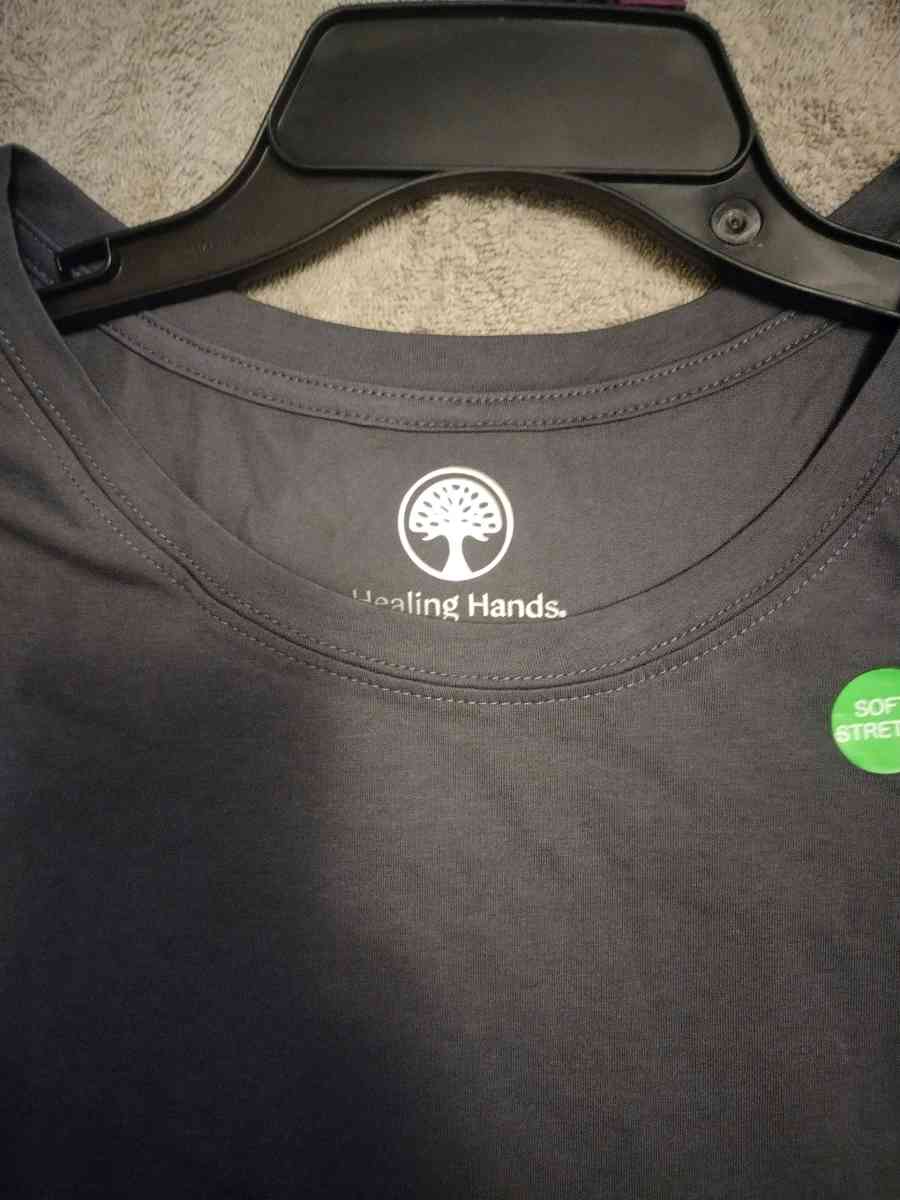 Healing Hands Womens Scrub Top Size M