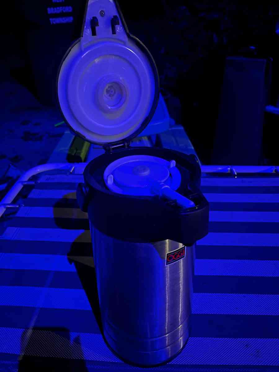 OGGI Coffee Tea Push Dispenser Carafe