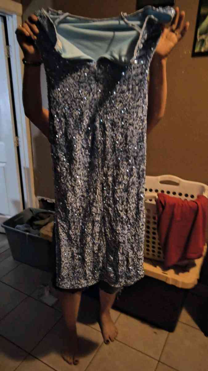 Lil girl dress blue