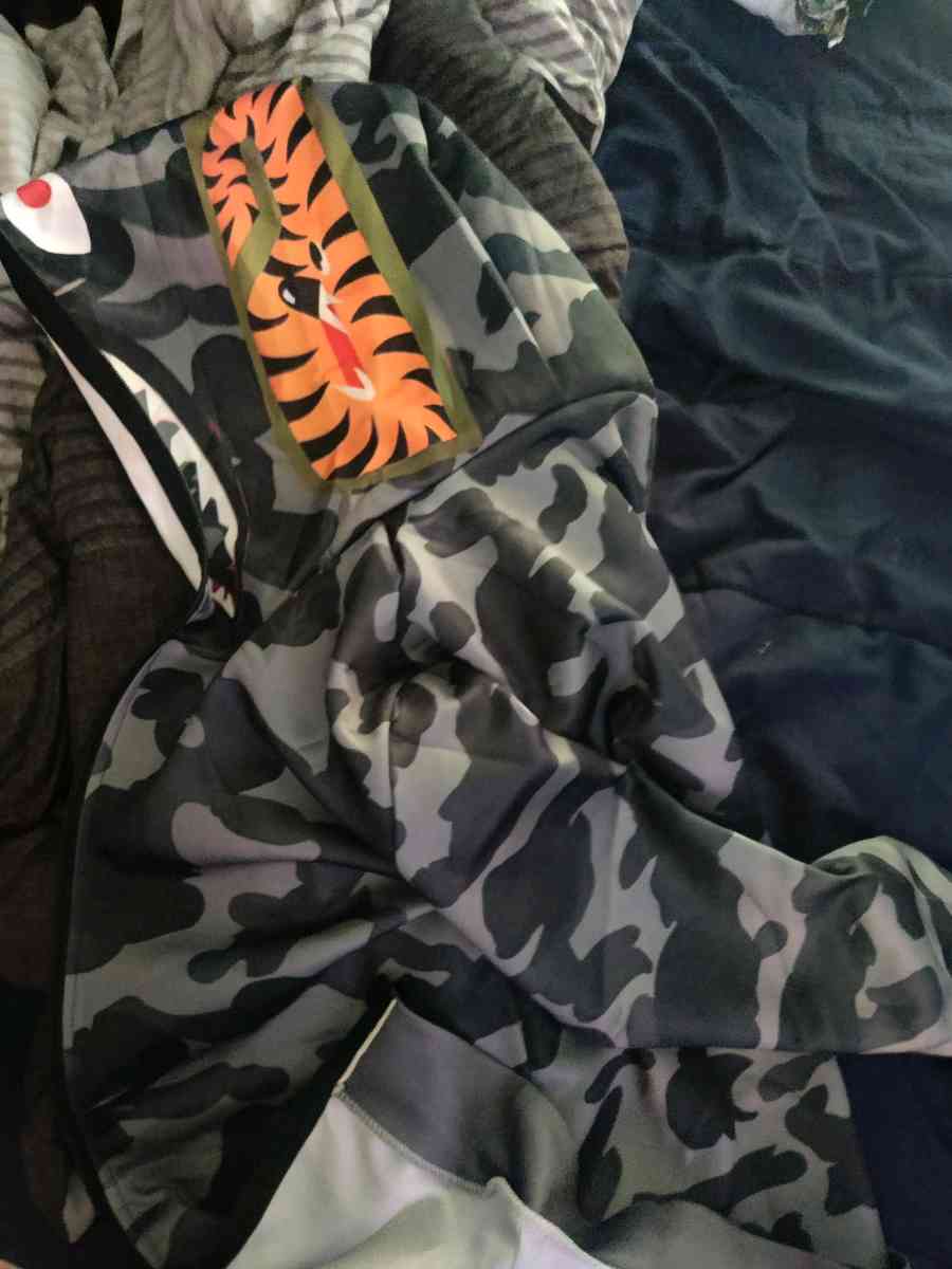 bape shirt with bape shark hoodie