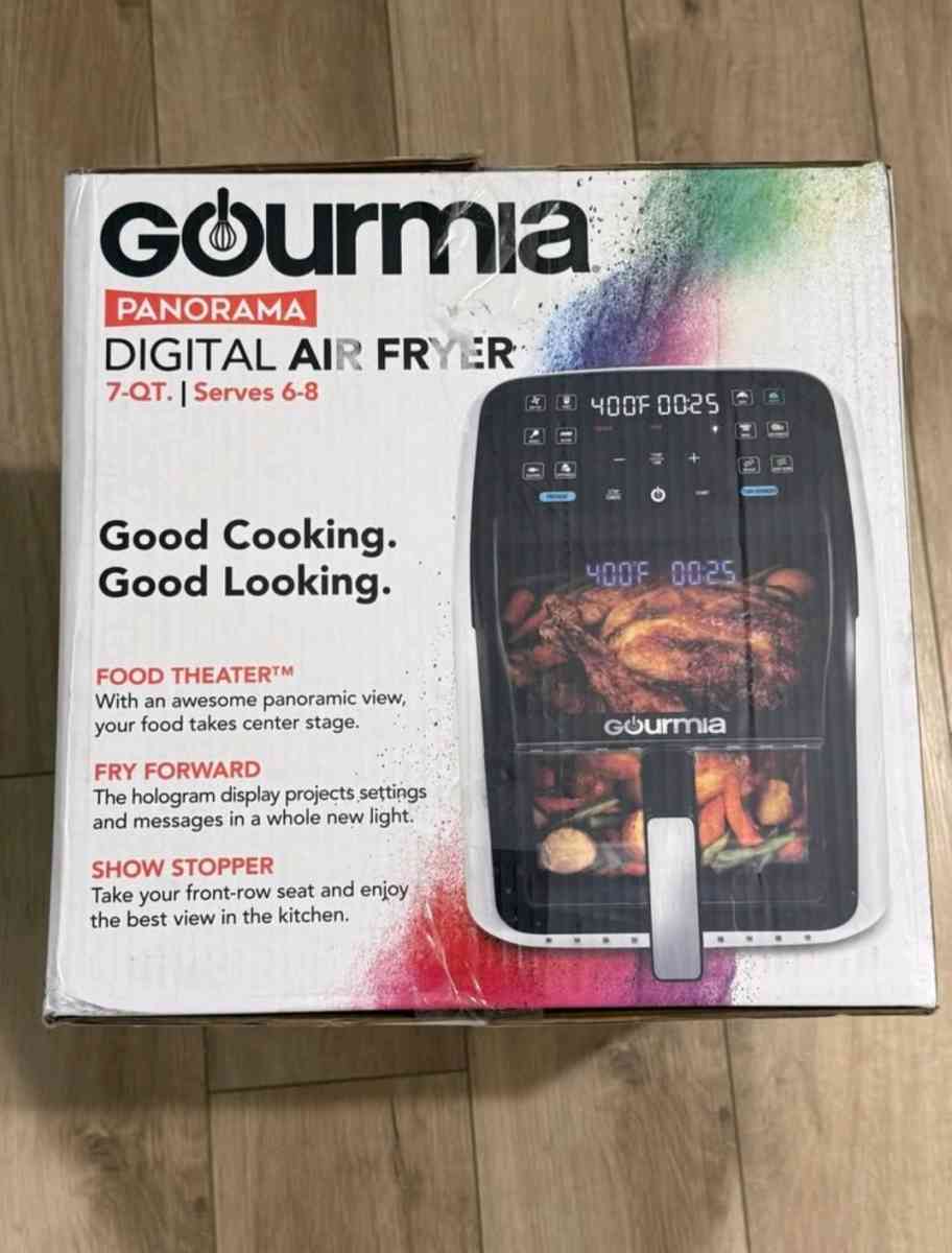 New Gourmia Panorama 7QT Digital Air Fryer - Los Angeles, California - FleaMarketBay