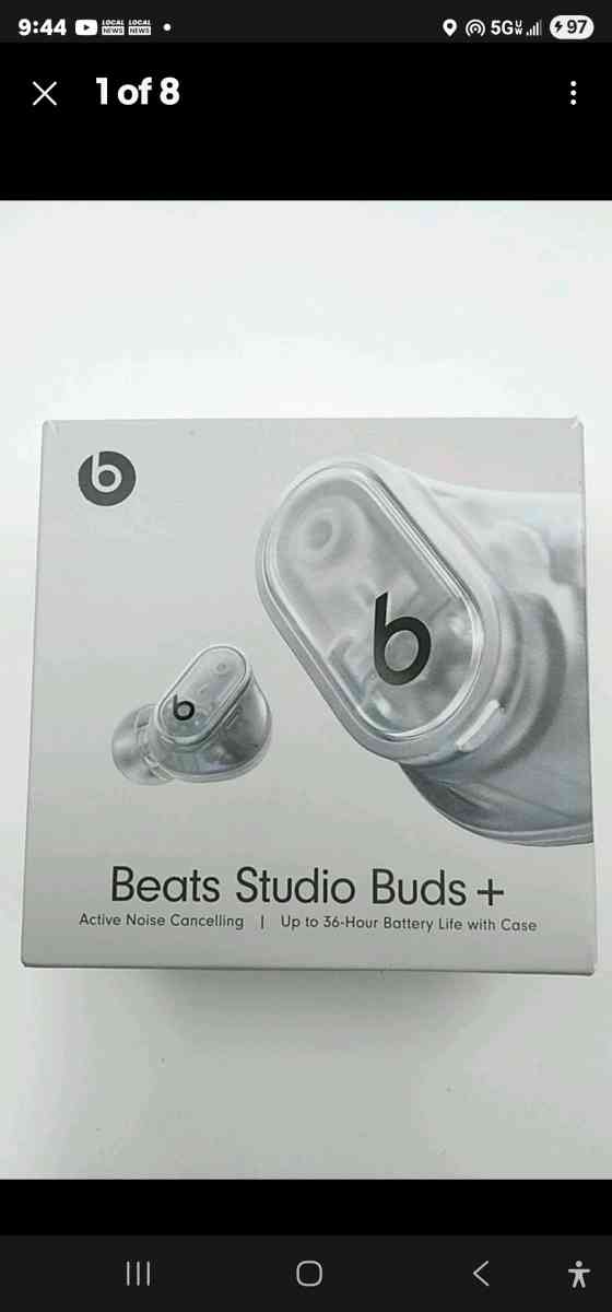 New Beats Studio Transparency Earbuds - Davenport, Florida - FleaMarketBay
