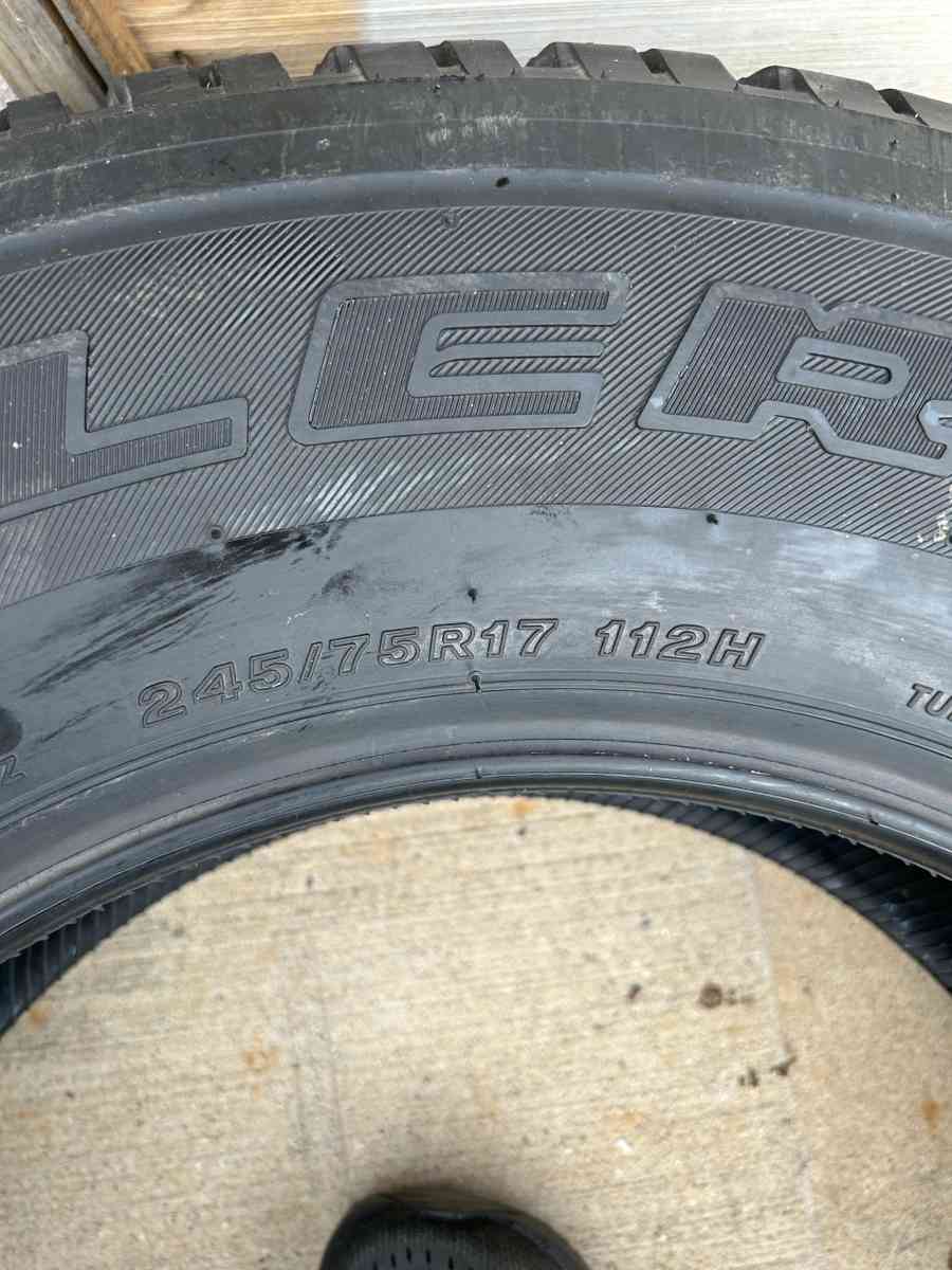 Bridgestone Dueler Tire AT 24575R17 - Bridgeview, Illinois - FleaMarketBay