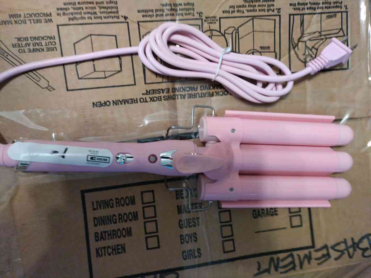 MERMADE PRO HAIR WAVER Pink 32mm 125 Wavy Hair Styling Tool