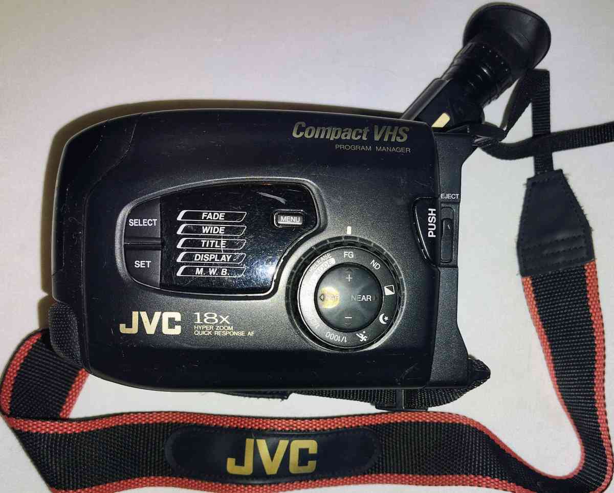 vintage JVC compact VHS camcorder GR AX series