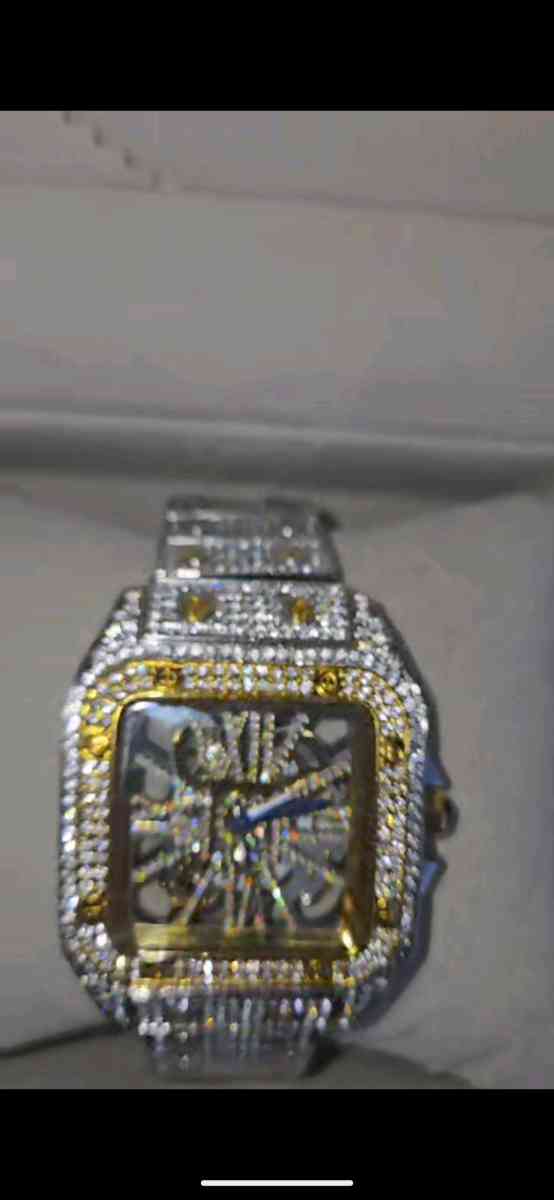 Mans Mossionite Watch