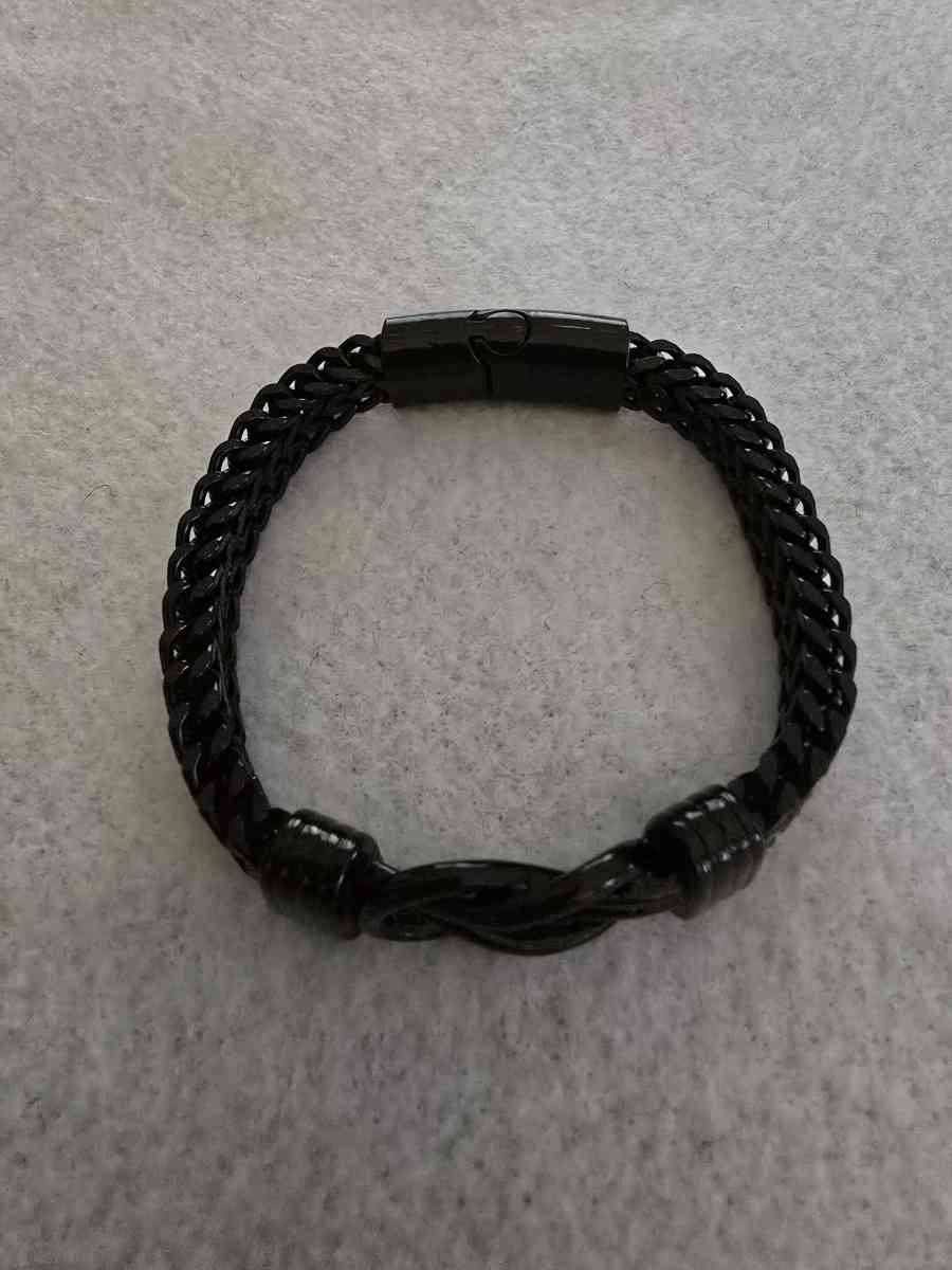 Stainless Steel Double Row Buckle Bracelet - Simsbury, Connecticut - FleaMarketBay