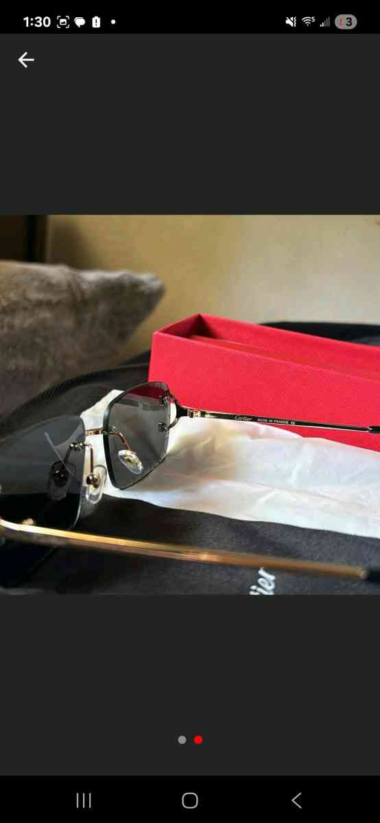 Black Cartier sunglasses - Rohnert Park, California - FleaMarketBay