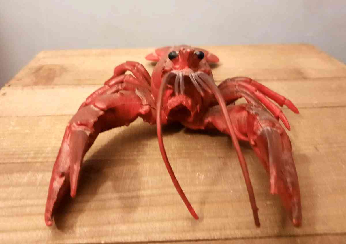 Realistic Rubber Lobster Toy Prop Marine Animal Lobster Toy