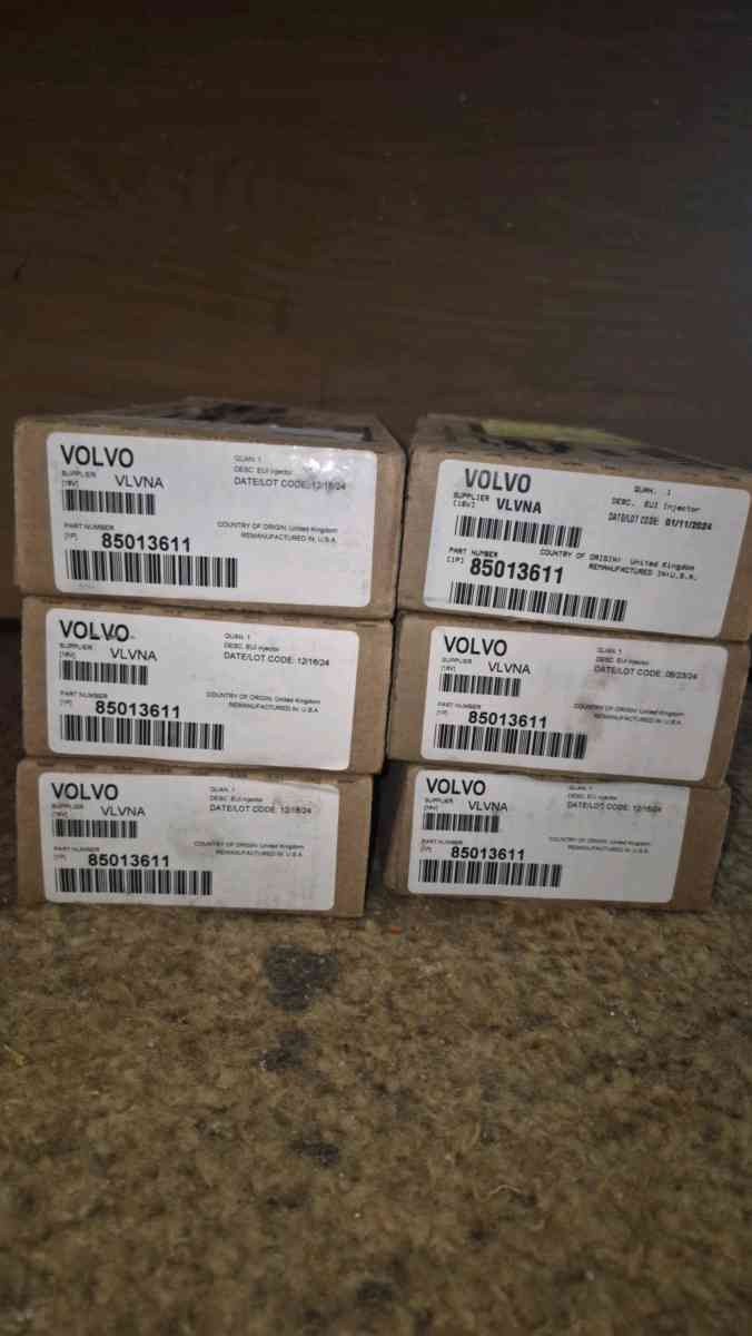 Volvo Mp8 injectors set of 6