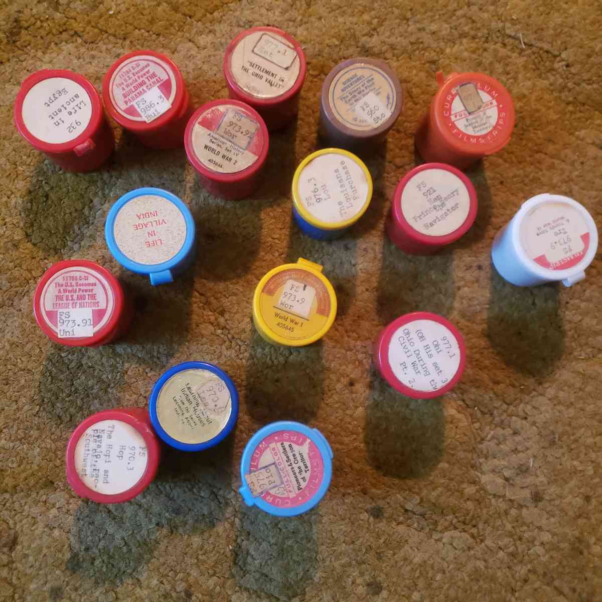 Vintage 35mm Filmstrips