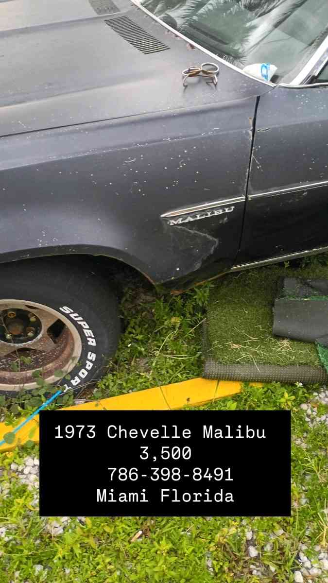1973 Chevelle Malibu coupe - Miami, Florida - FleaMarketBay
