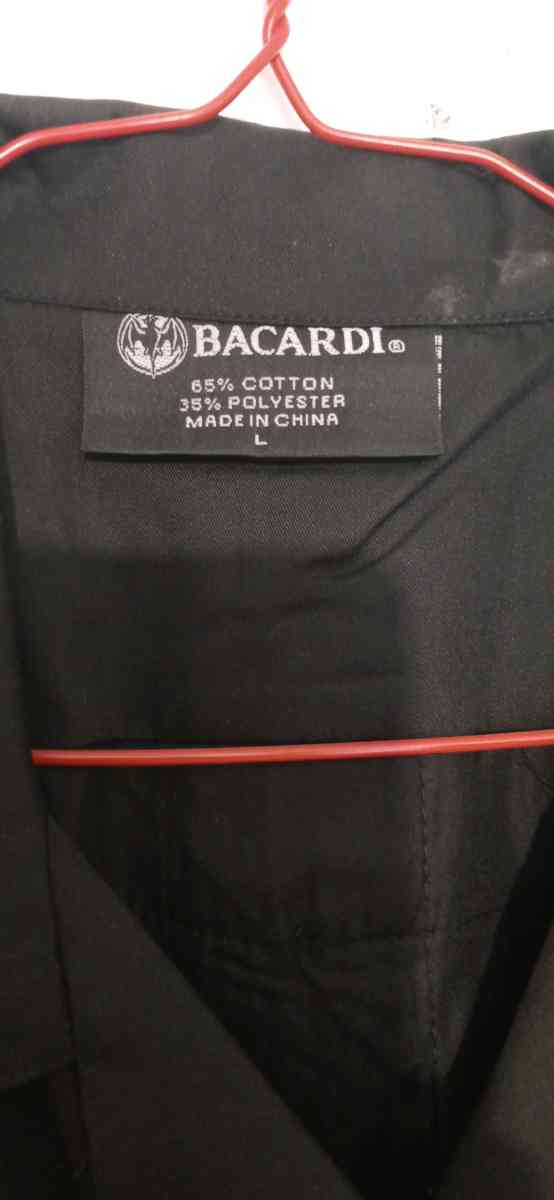 Mens Bacardi Short Sleeve Button Down Shirt