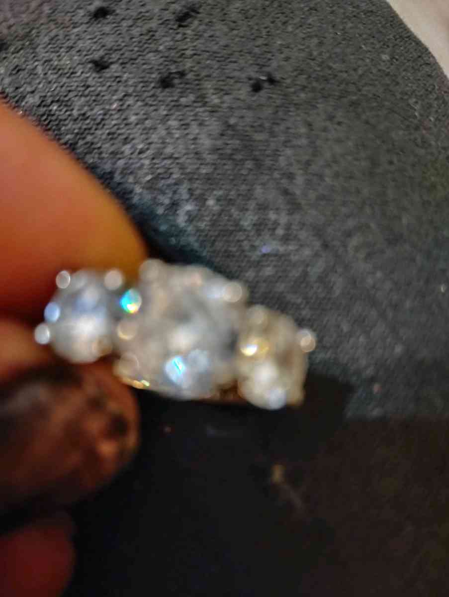 thre stones womens rings D 925 - Camden, Michigan - FleaMarketBay
