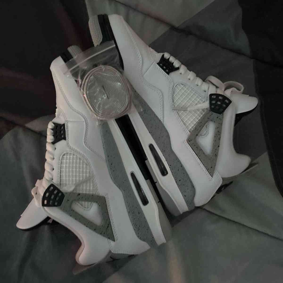 Jordan 4 white cement New