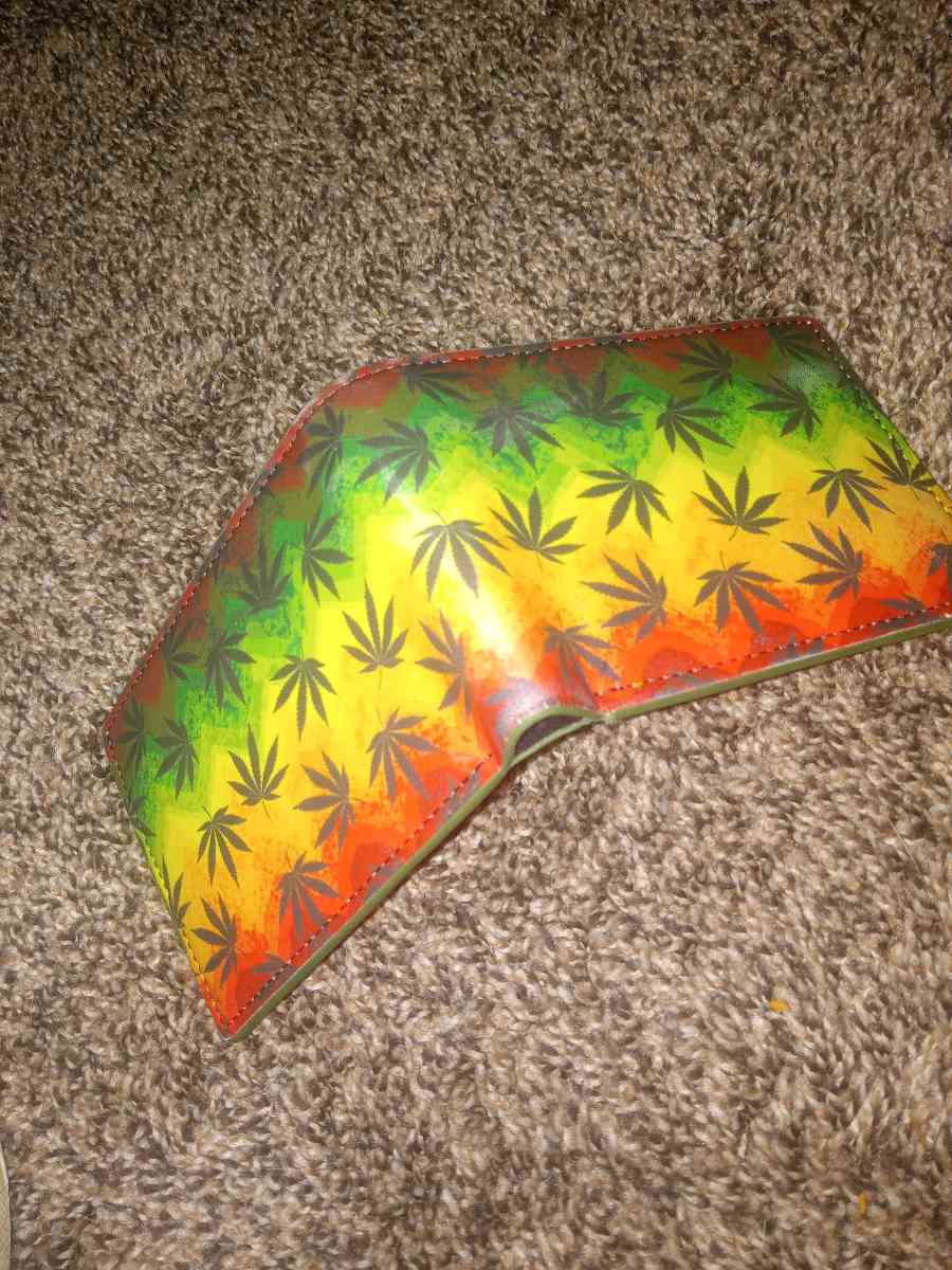 hemp print wallet