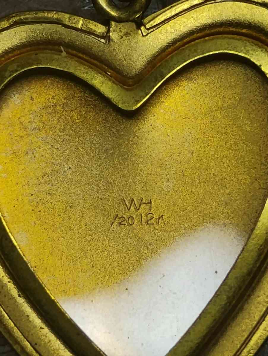 WH Vintage Gold Filled Locket