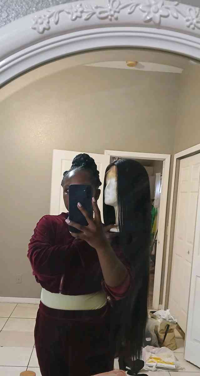 36 Inch Synthetic Silky Straight Lacefront