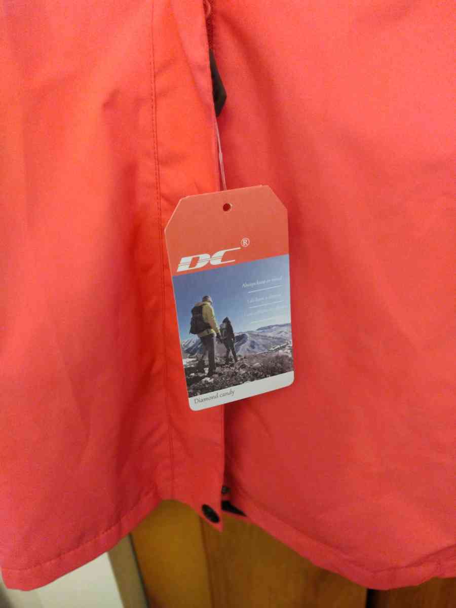 NEW Diamond Candy Womens Waterproof Lightweight Hooded Rain