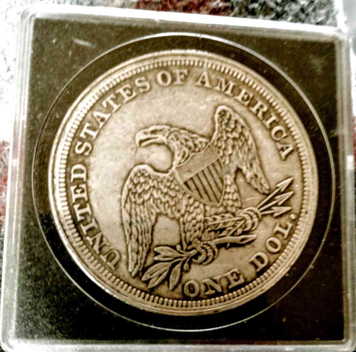 1873 1 dollar civil war coin 90 percent silver