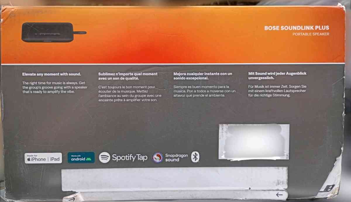 Bose SoundLink Plus Bluetooth Speaker