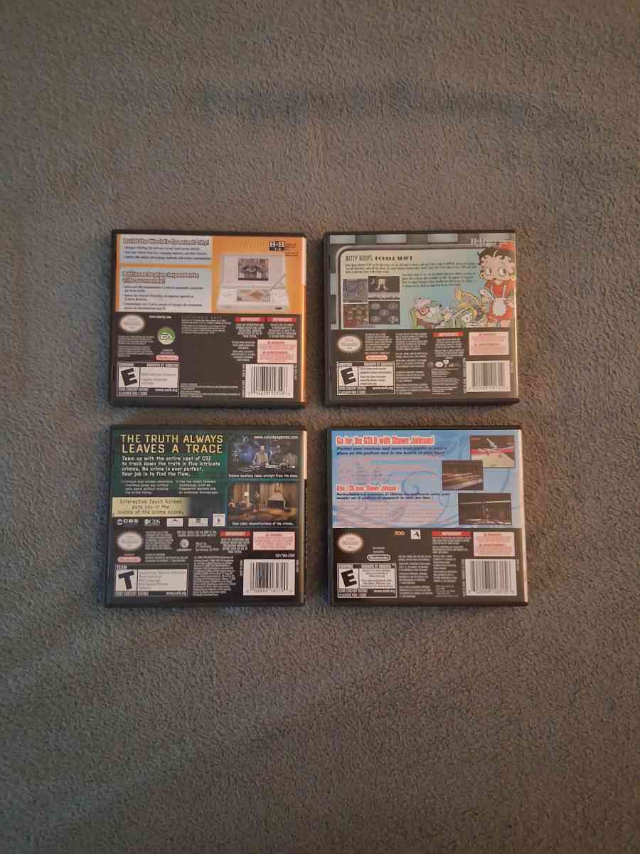 4 Nintendo DS Games for Nintendo DS - North Hollywood, California - FleaMarketBay