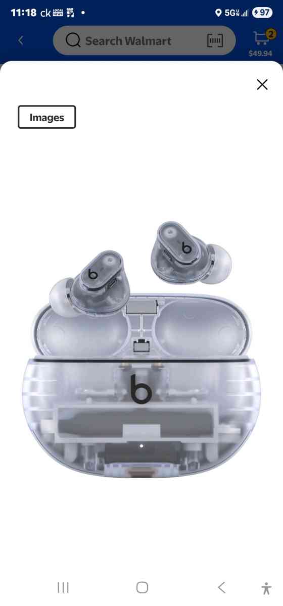 New Beats Studio Transparency Earbuds - Davenport, Florida - FleaMarketBay