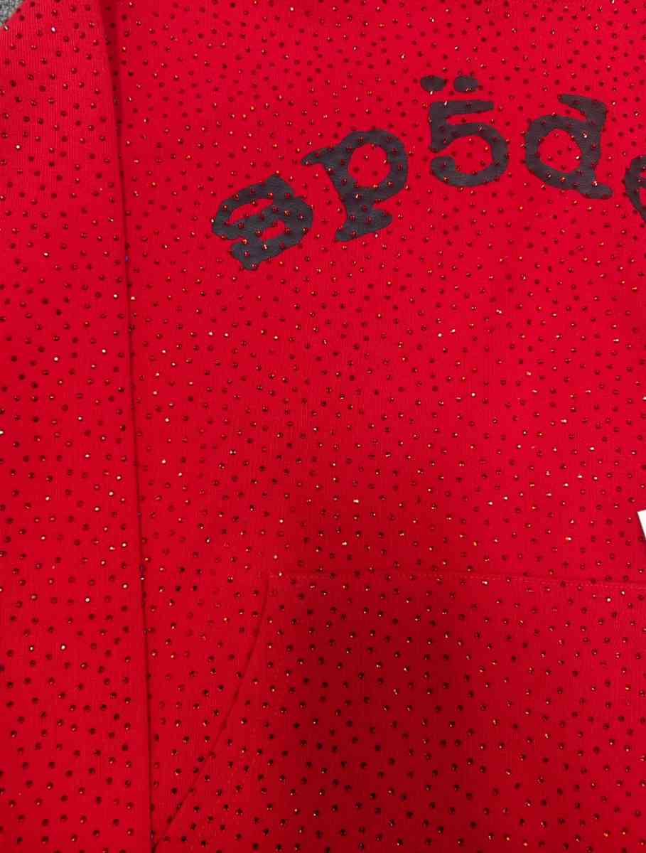 Red VSS Sp5der hoodie