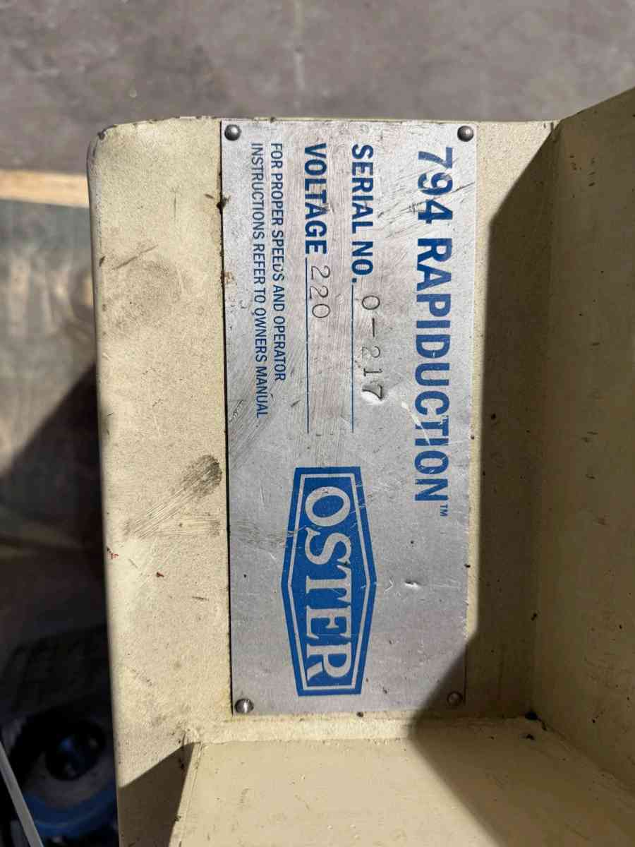 Oster rapiduction pipe threader