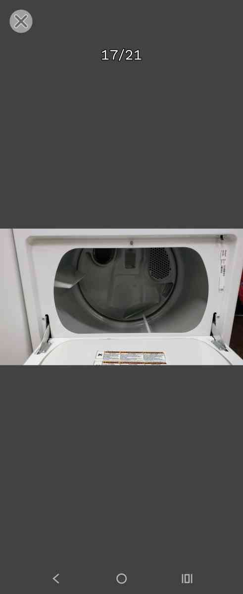 WHIRLPOOL WHITE TOPLOAD WASHER ELECTRIC DRYER SET - New Castle, Pennsylvania - FleaMarketBay