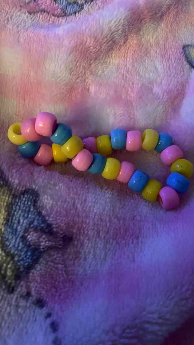 Easter Colorful Beaded Kandi Bracelet - Corpus Christi, Texas - FleaMarketBay