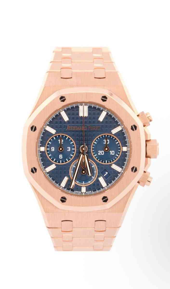 Audemars Piguet Royal Oak Chronograph 38mm  Blue Dial  18K - Bethel, Delaware - FleaMarketBay