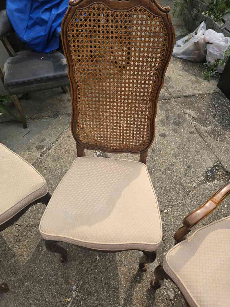 Antique Cane Back Dining Chair set of 6