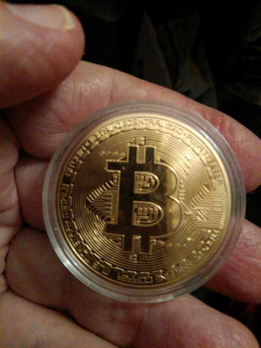 Golden tribute type Bitcoins set of three coins for sale - Lemoore, California - FleaMarketBay