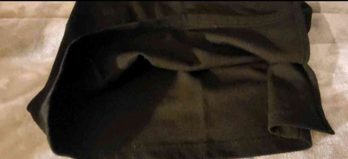 Crop top and black skirt set