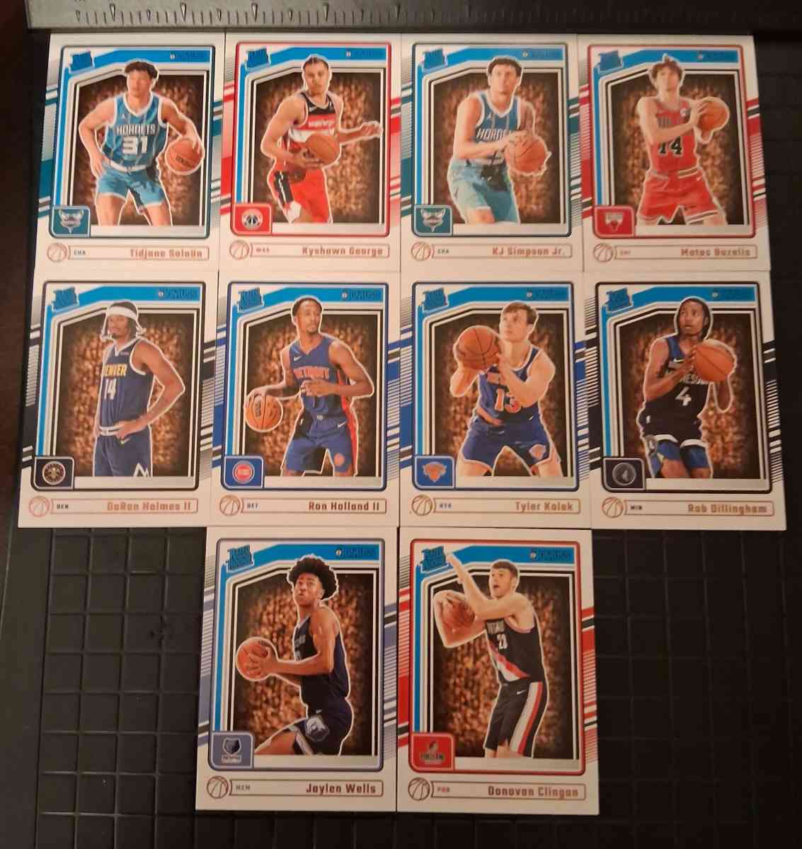 2024 to 25 Panini Donruss NBA Rated Rookie Lot of 22