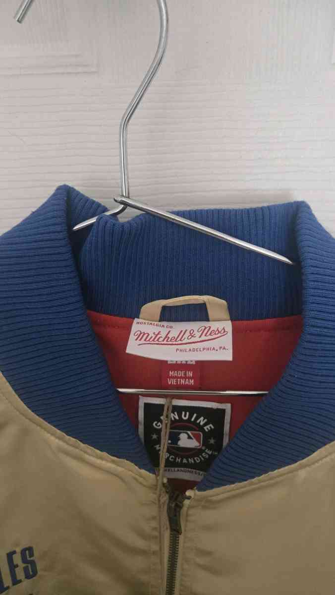 Mitchelle and Ness Dodgers jacket gold