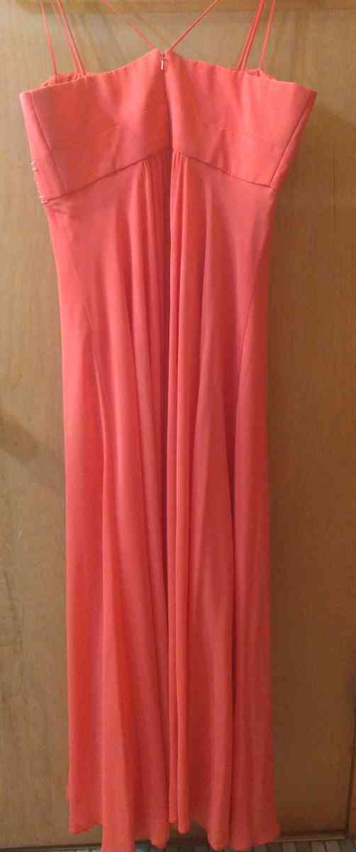 davids bridal coral stunning dress size 8