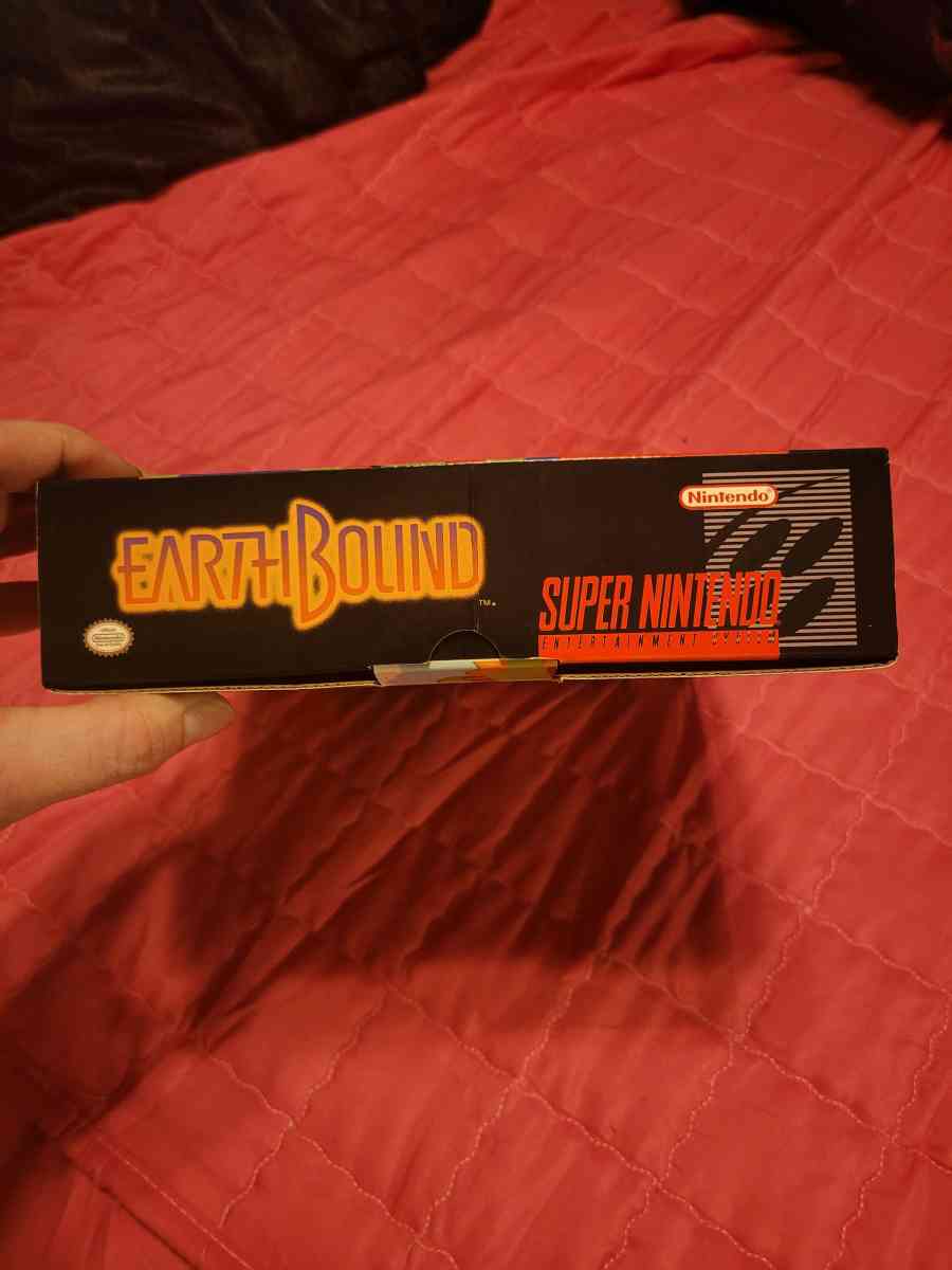 Earthbound SNES Game with Big Box and Manual