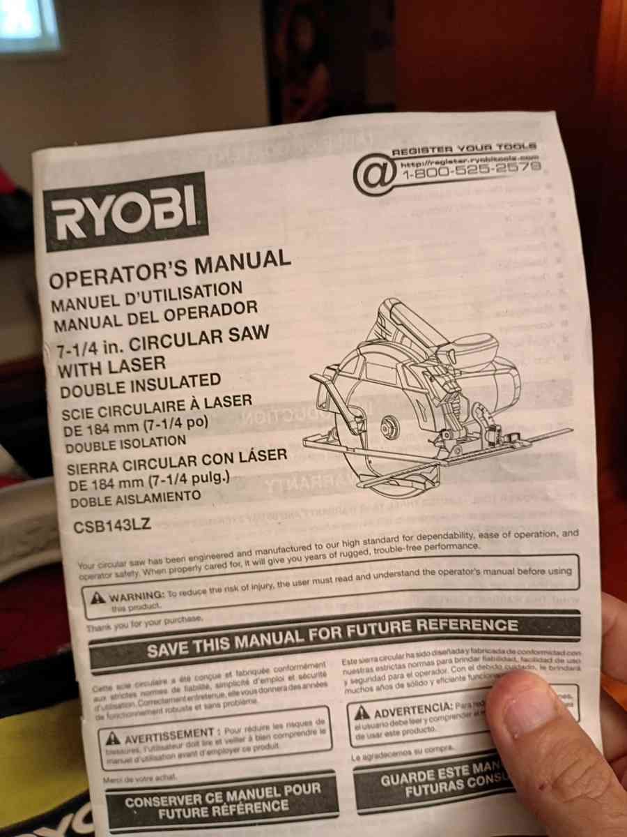 Ryobi Circular Saw