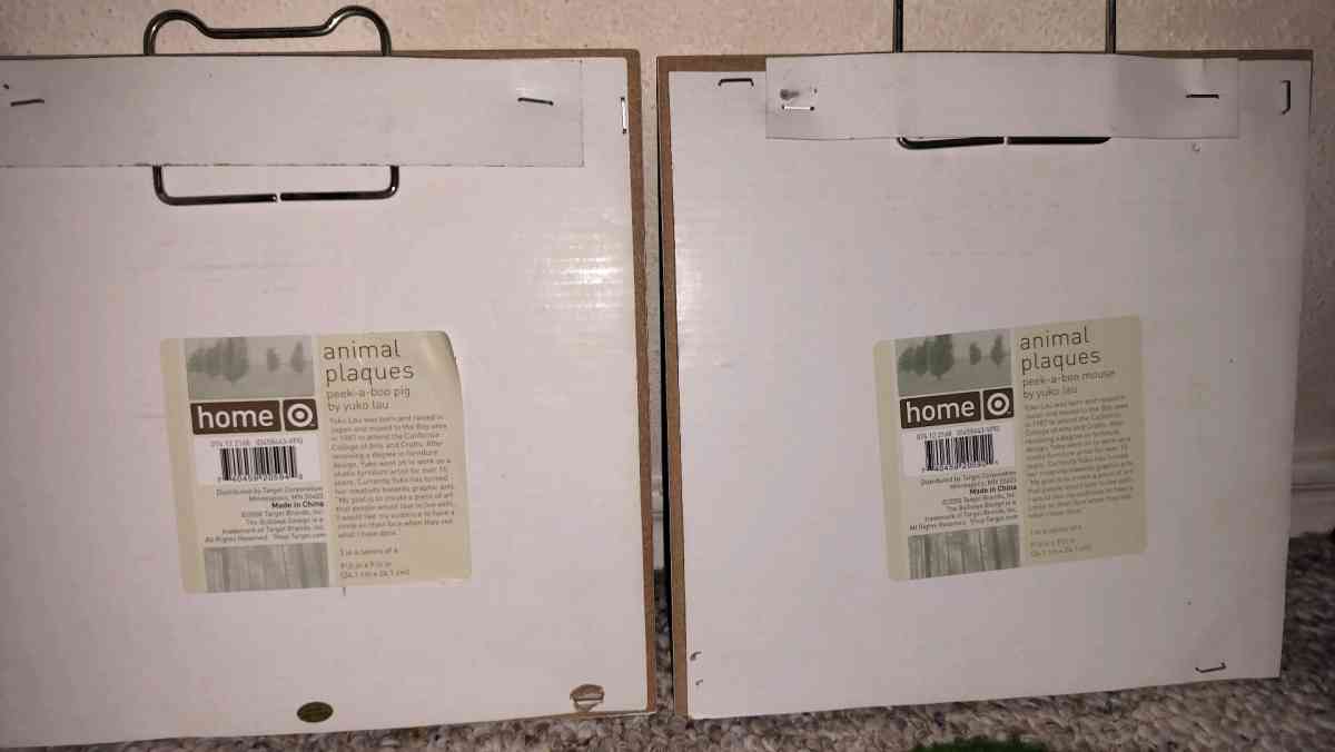 Adorable Animal Wall Plaques