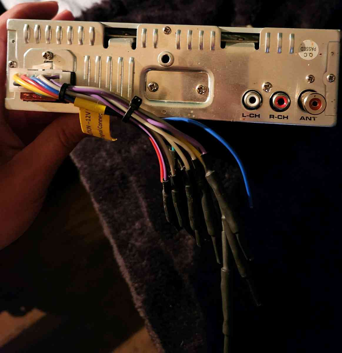 Stereo deck for a vehicle