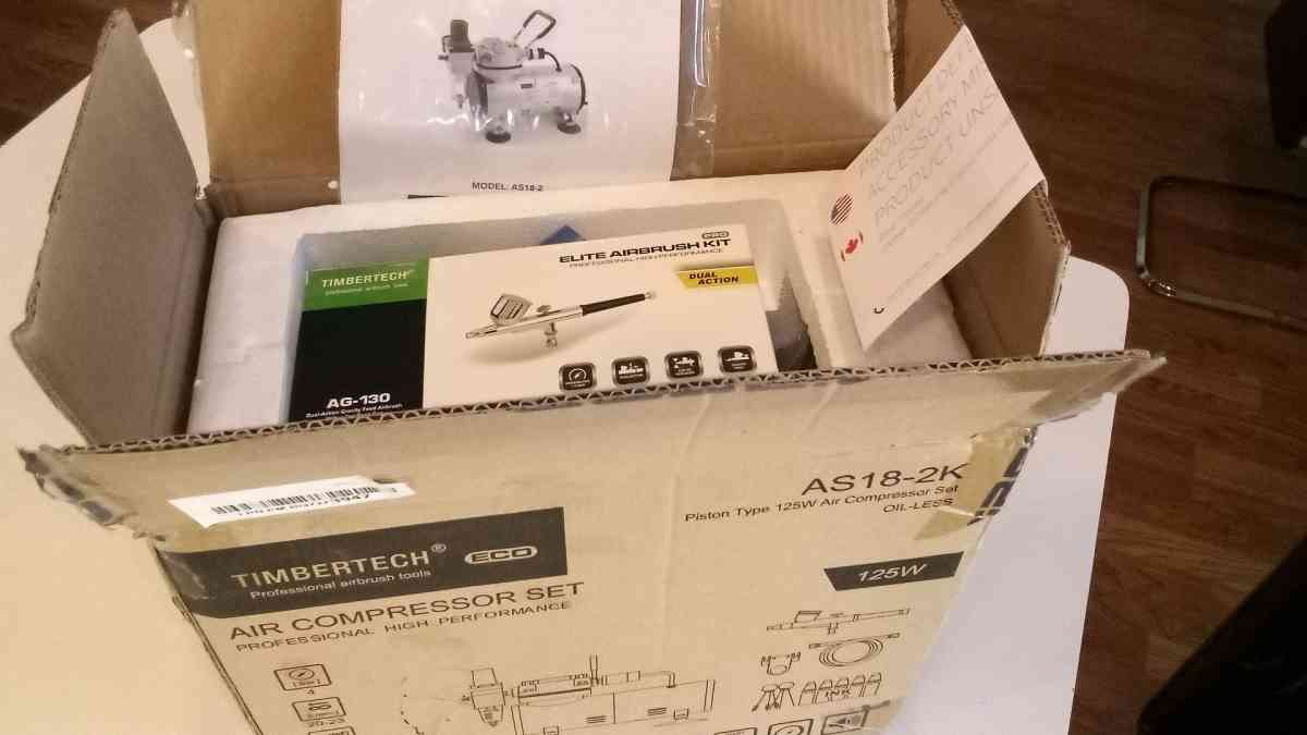 BRAND NEW AIRGOO AIR COMPRESSOR SET WITH EVERYTHING TO START