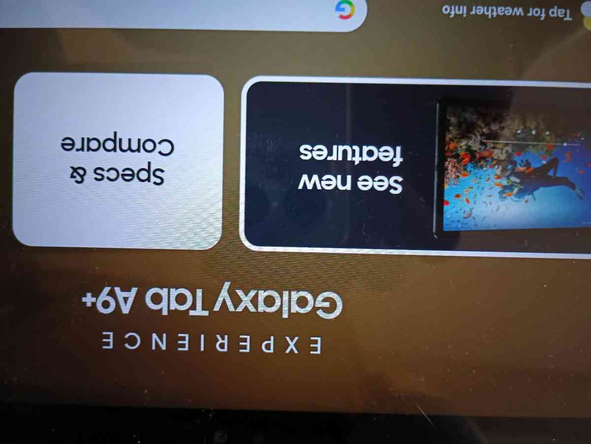 Samsung Galaxy tab 9 tabket